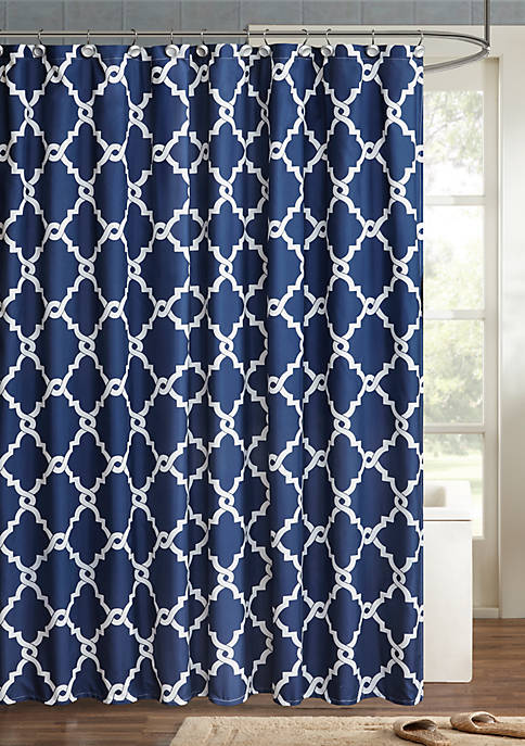 Madison Park Bayside Shower Curtain 72x72 Blue 