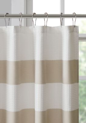 Madison Park Spa Waffle Shower Curtain With 3m Treatment Belk