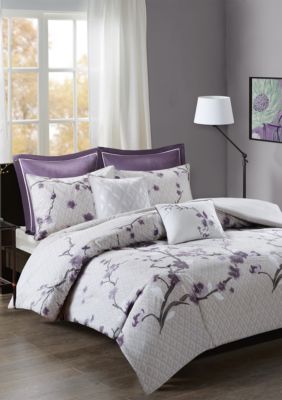 Madison Park Holly 7 Piece Cotton Duvet Cover Set Belk