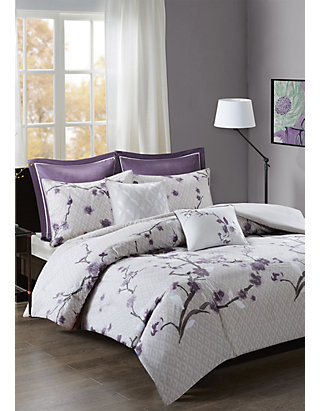 Madison Park Holly 7 Piece Cotton Duvet Cover Set Belk