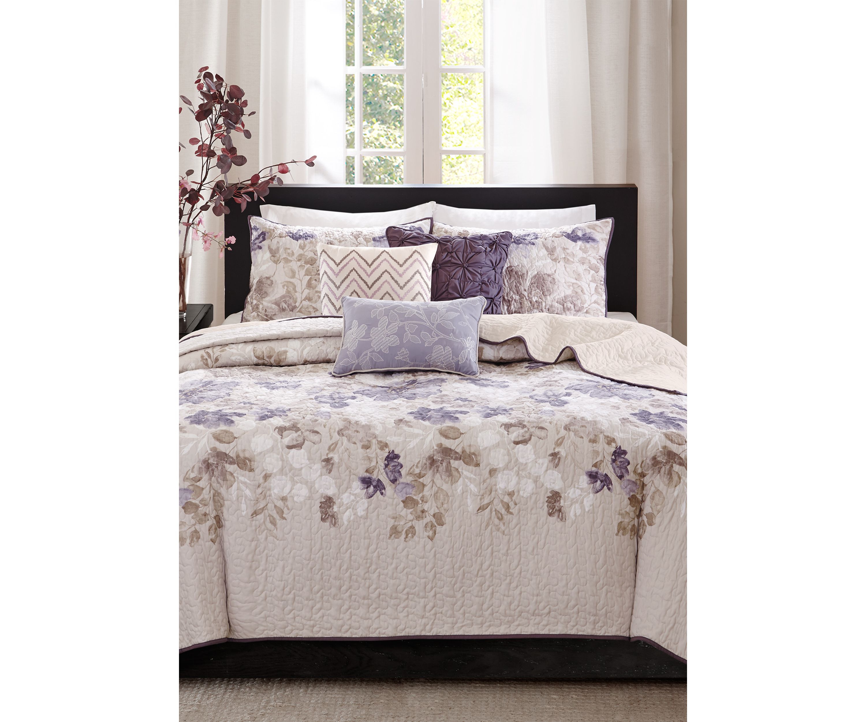 Luna 6 Piece Reversible Coverlet Set