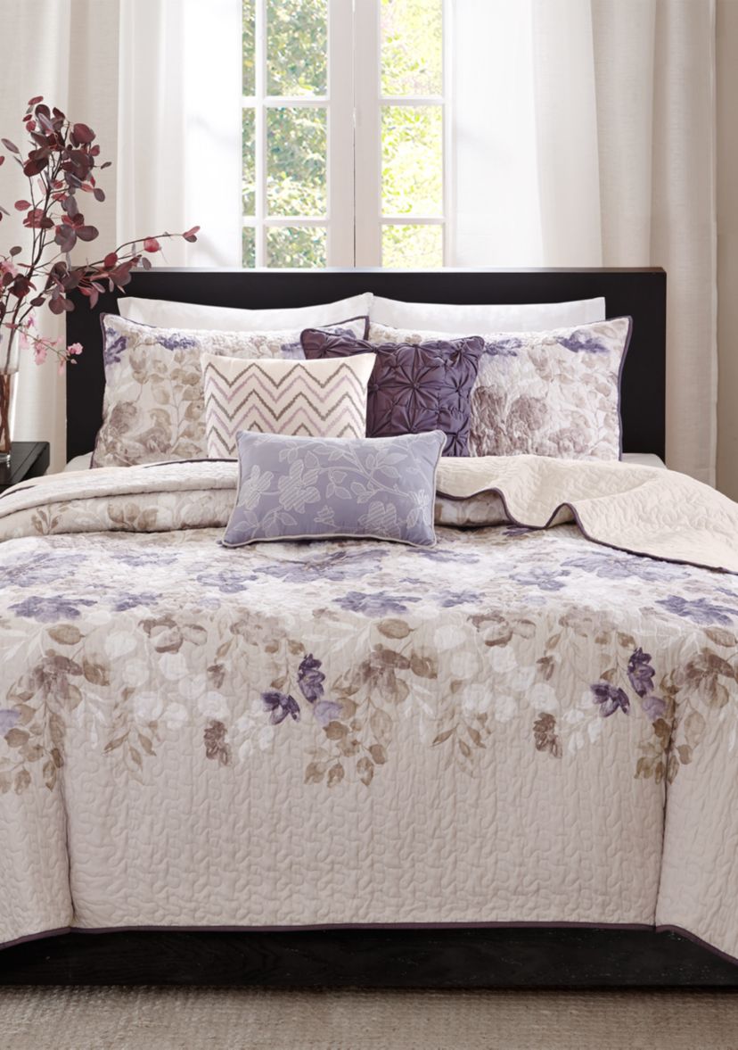 Luna 6 Piece Reversible Coverlet Set