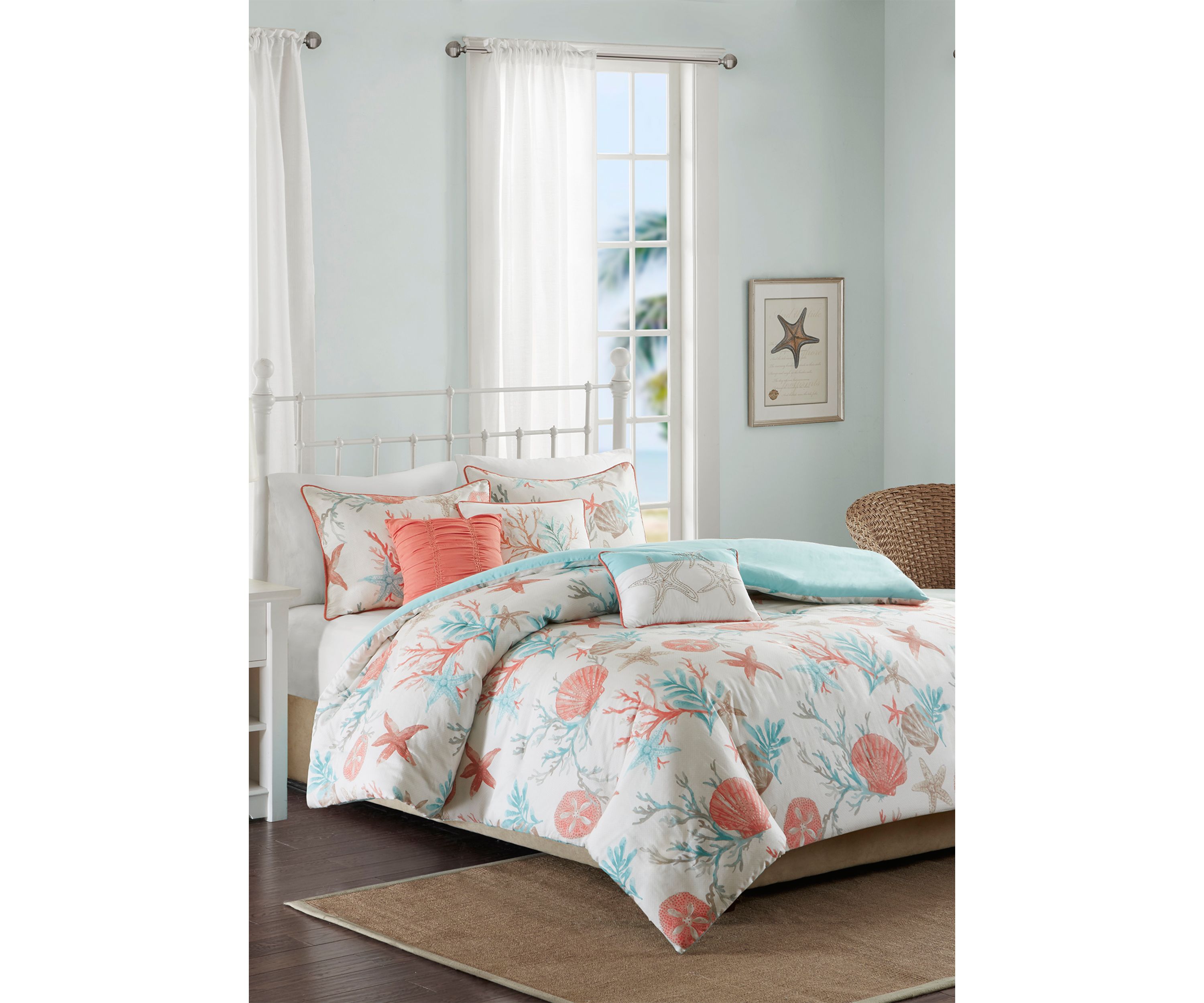 Pebble Beach 6 Piece Duvet Cover Set