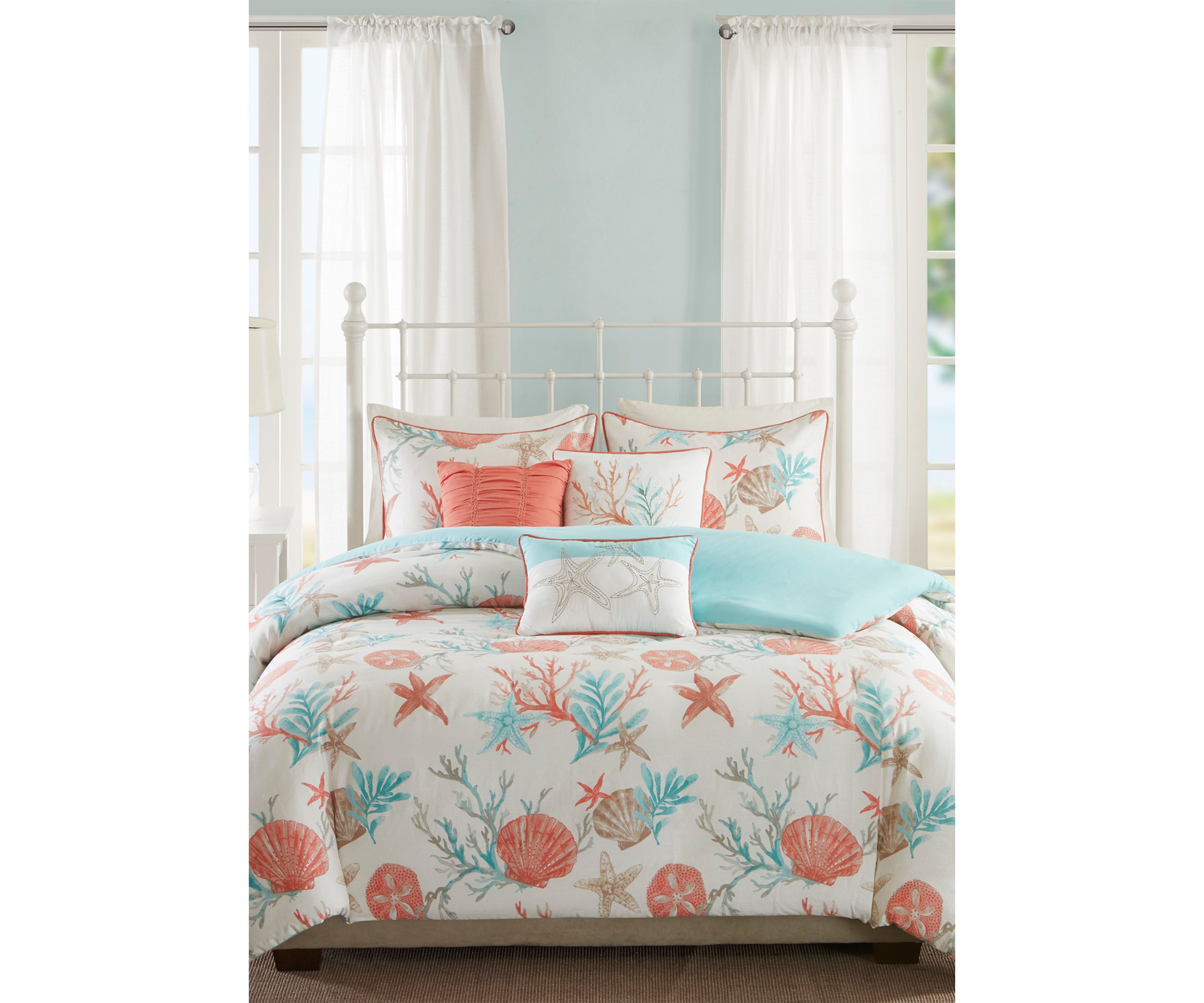 Pebble Beach 6 Piece Duvet Cover Set