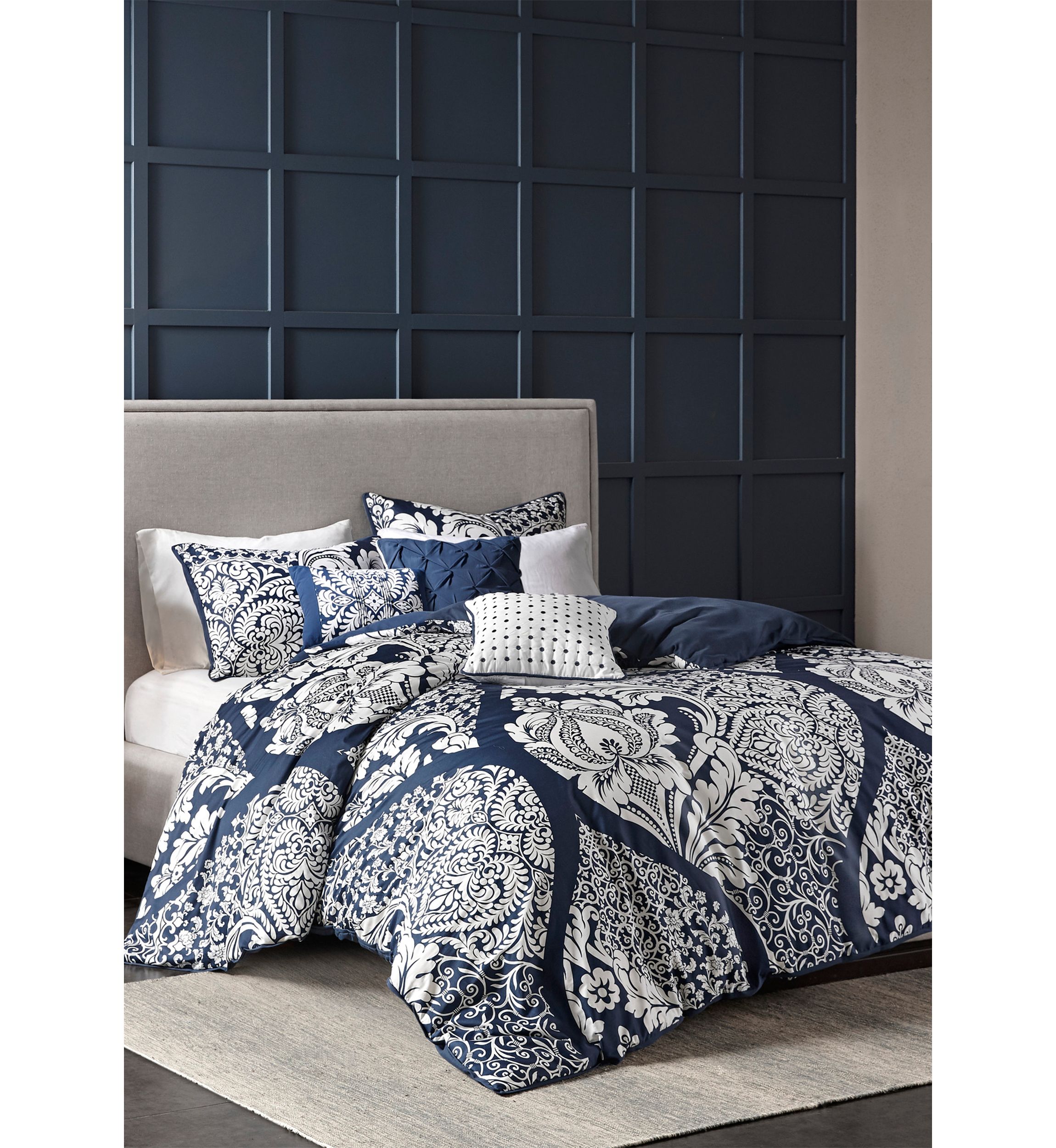 Vienna 6 Piece Printed Duvet Cover Set