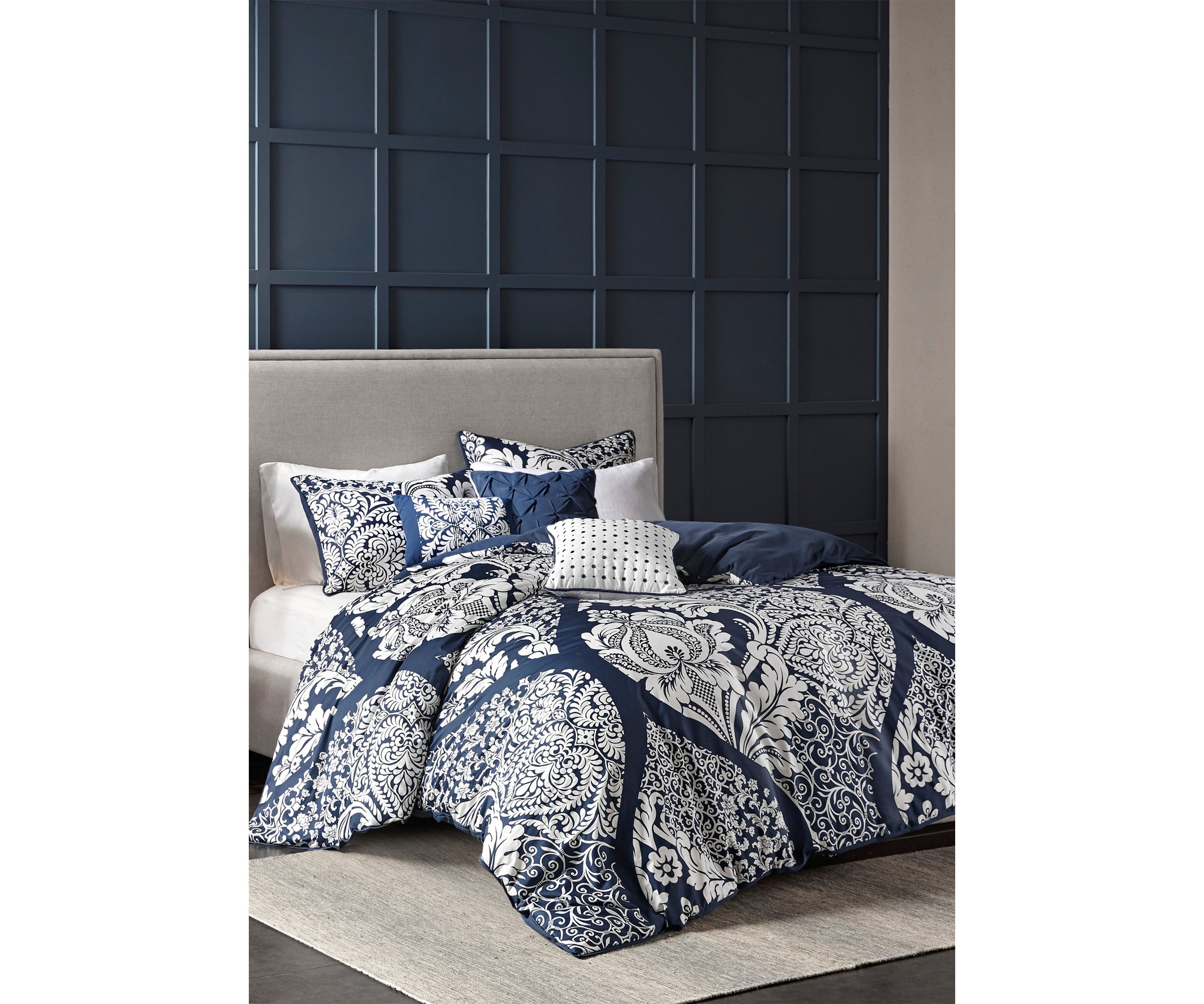 Vienna 6 Piece Printed Duvet Cover Set