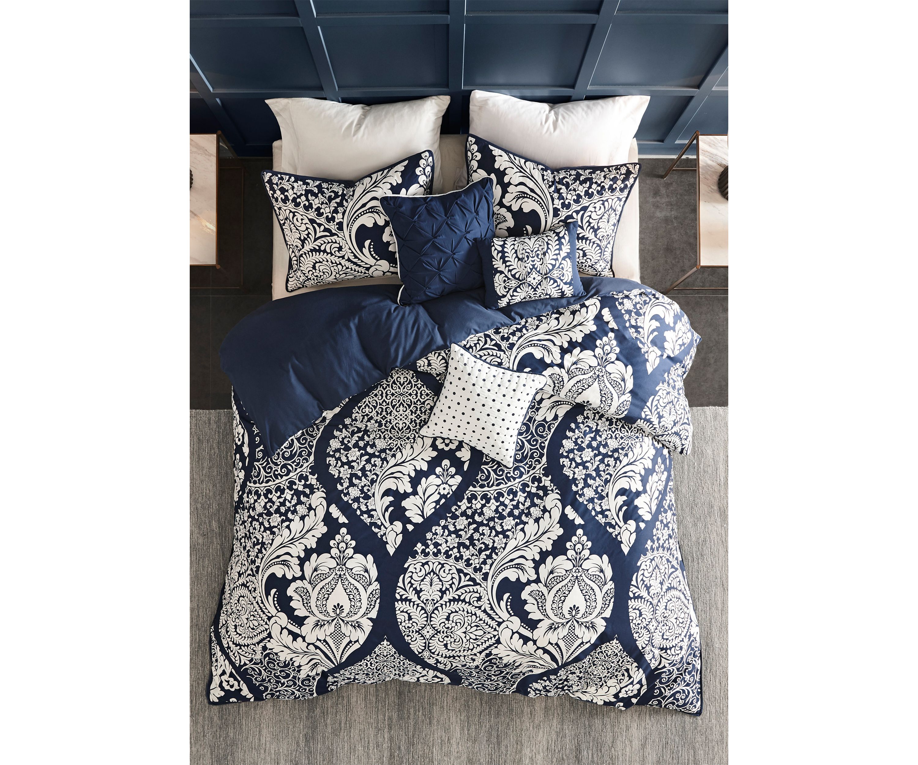 Vienna 6 Piece Printed Duvet Cover Set