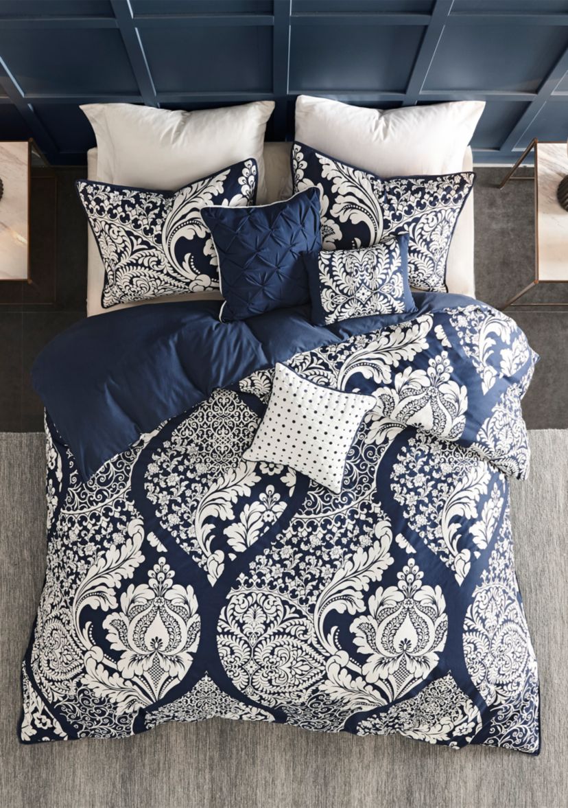 Vienna 6 Piece Printed Duvet Cover Set