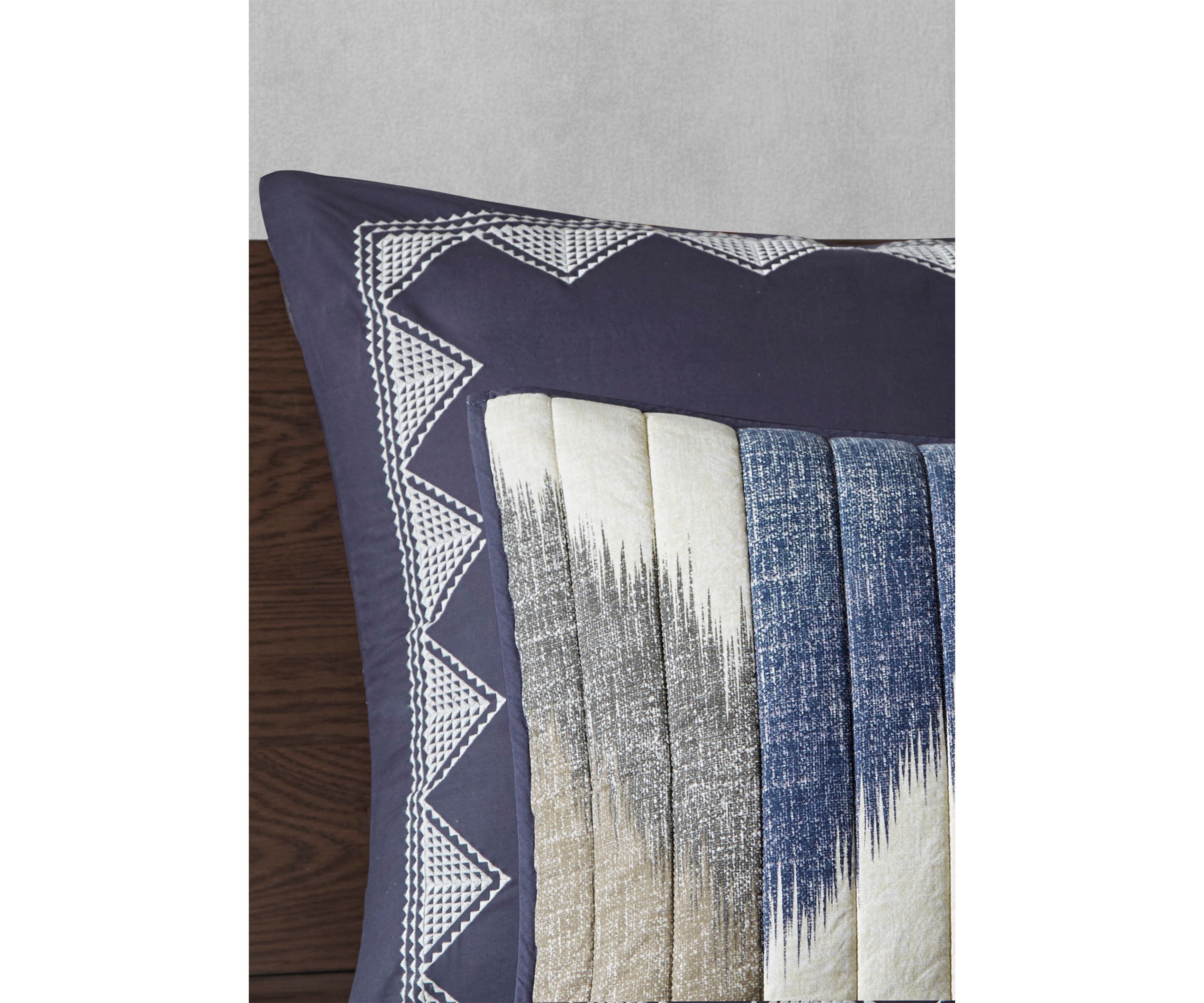 Alpine 3 Piece Printed Cotton Coverlet Set