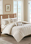 Anslee 3 Piece Cotton Yarn Dyed Duvet Cover Set