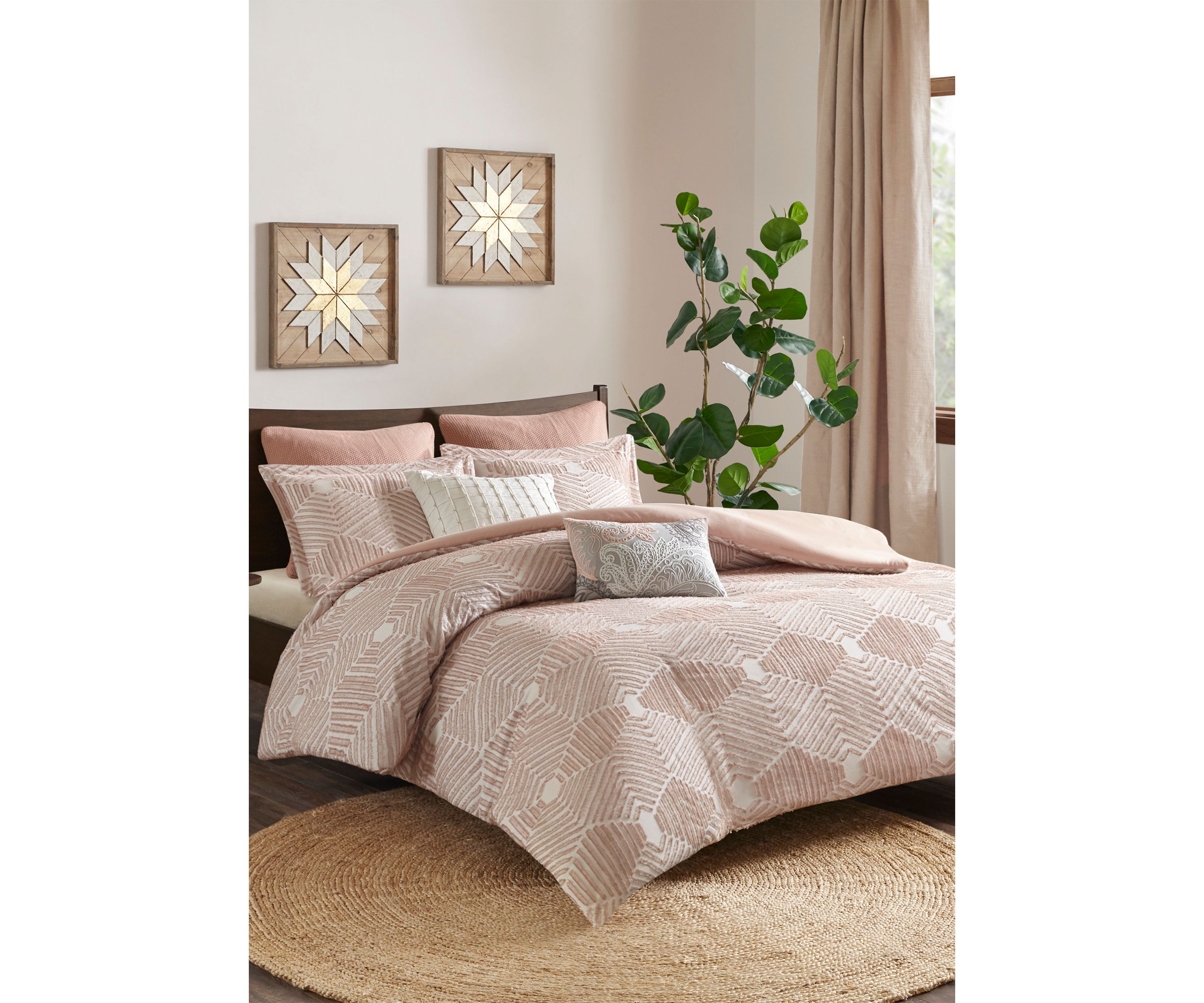 Ellipse Cotton Jacquard Comforter Set