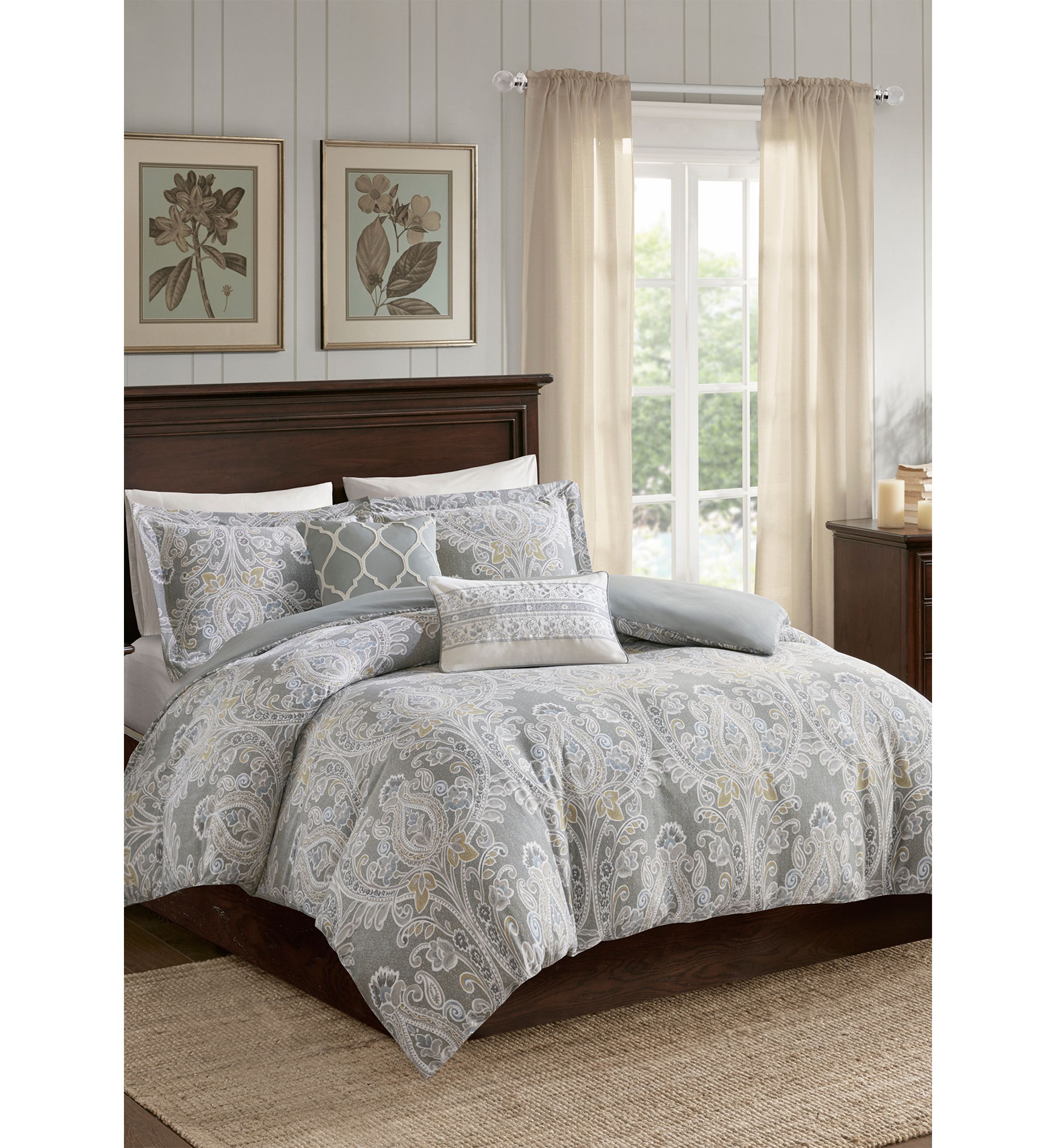 Hallie 5 Piece Cotton Duvet Cover Set