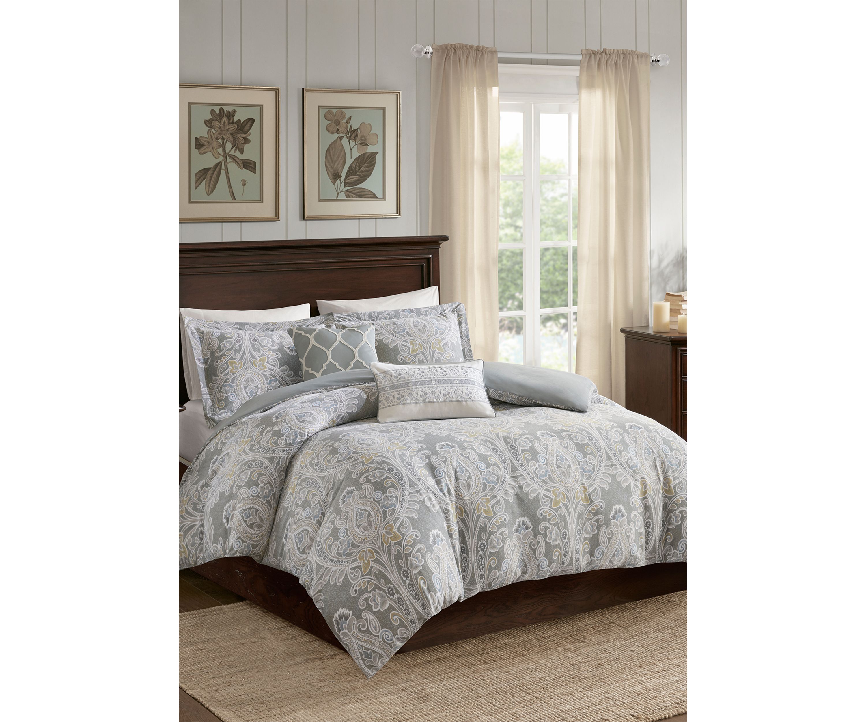 Hallie 5 Piece Cotton Duvet Cover Set