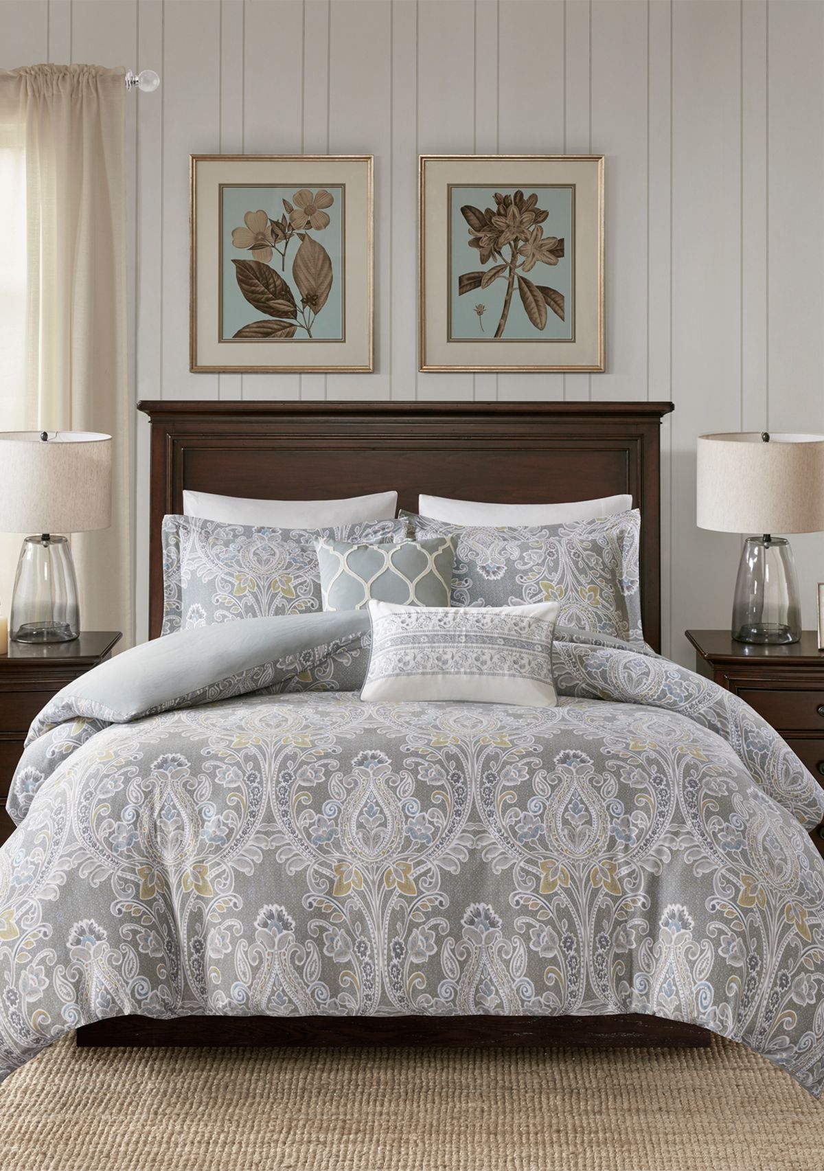 Hallie 5 Piece Cotton Duvet Cover Set
