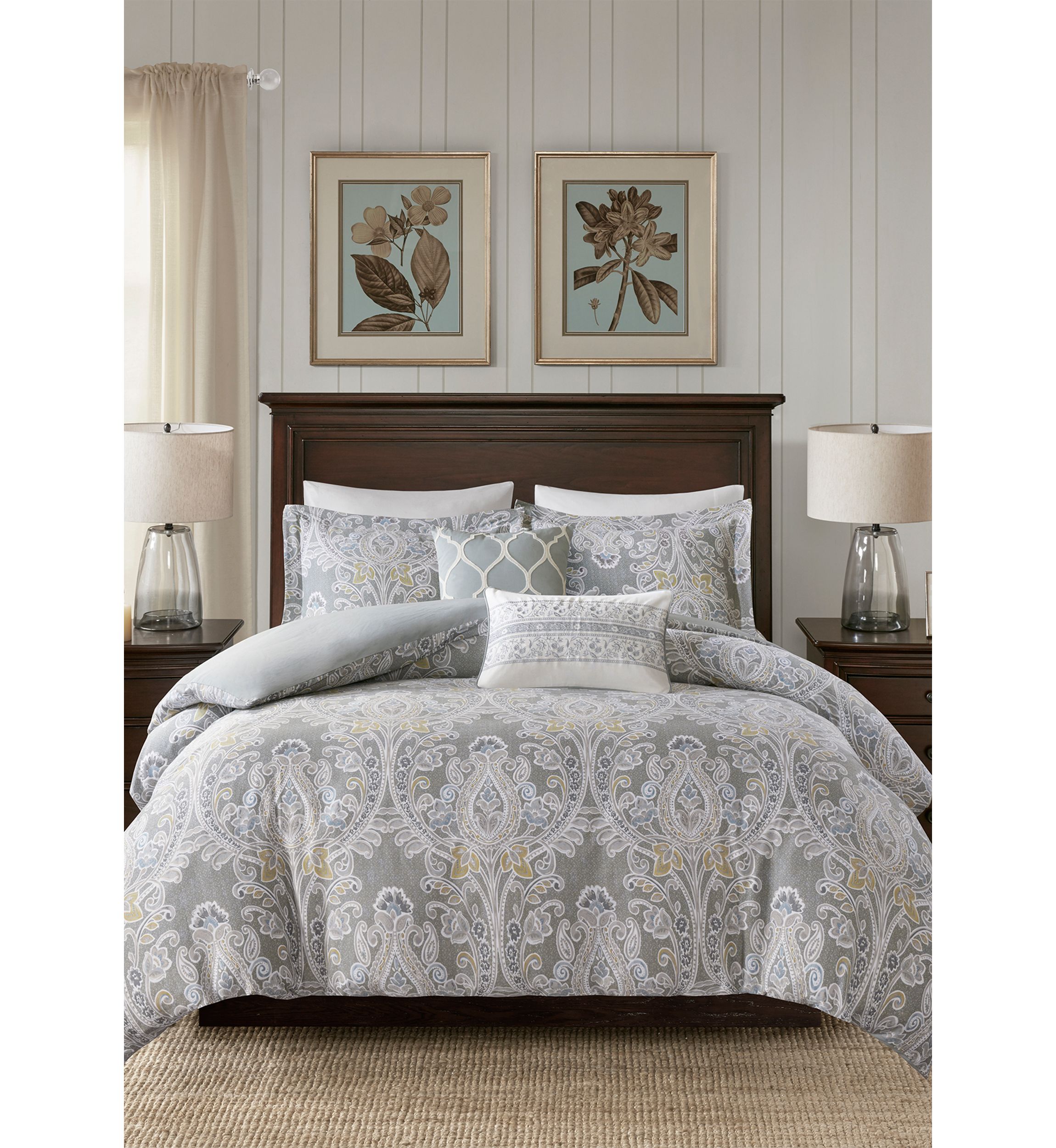 Hallie 5 Piece Cotton Duvet Cover Set