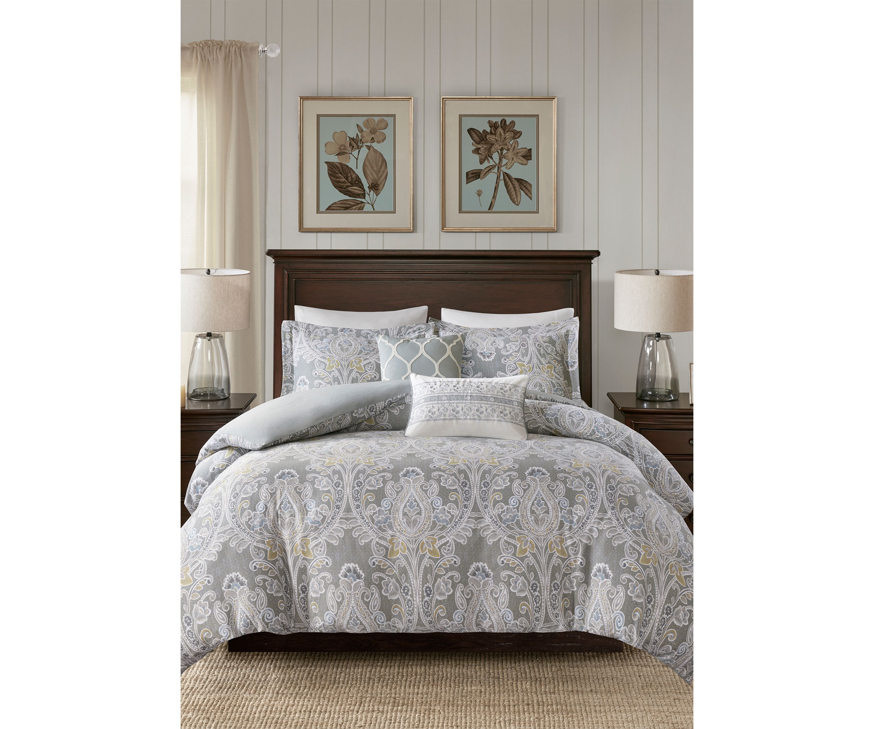 Hallie 5 Piece Cotton Duvet Cover Set