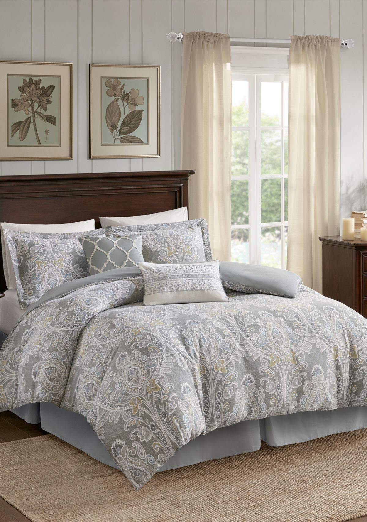 Hallie 6 Piece Cotton Comforter Set