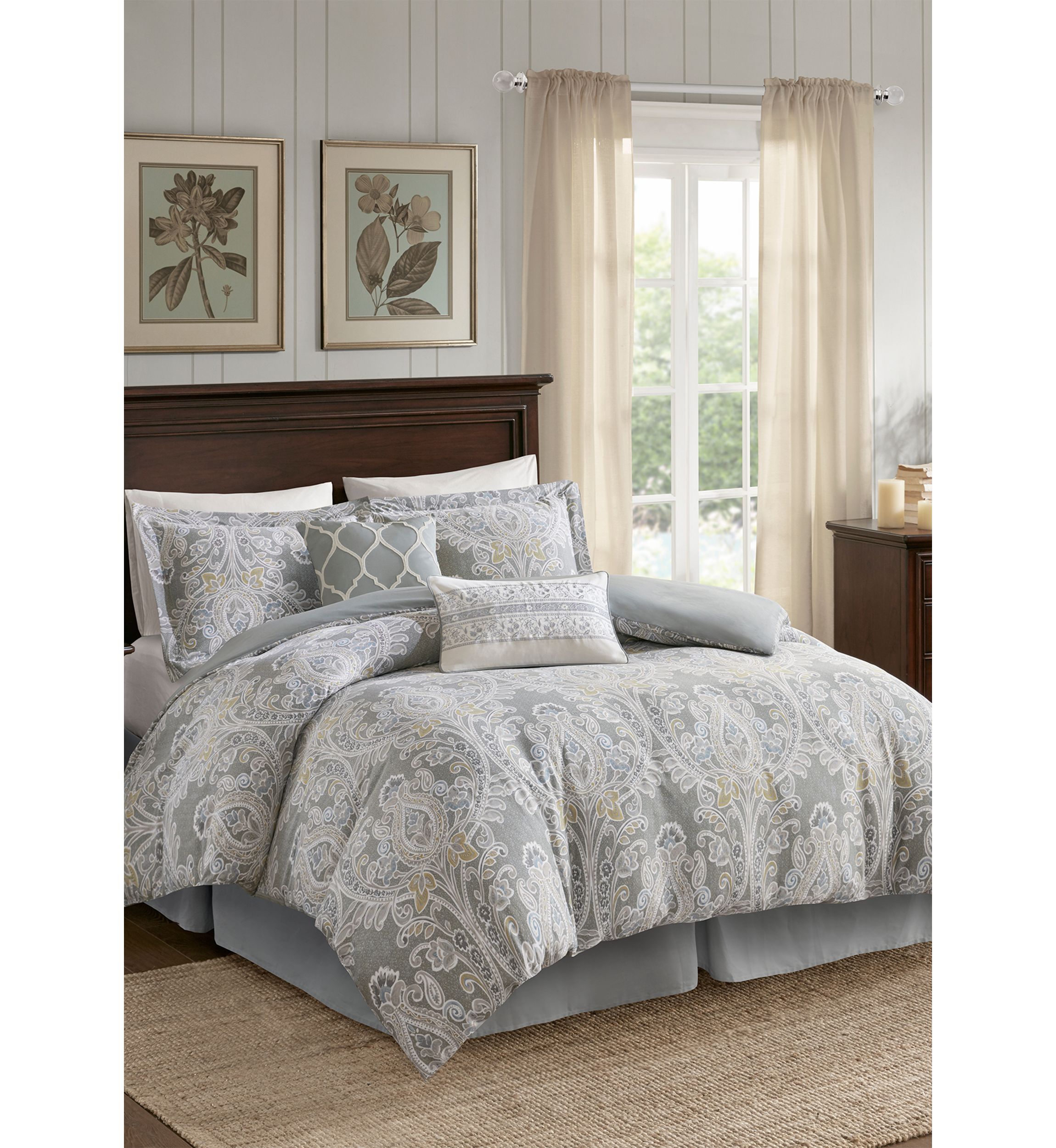 Hallie 6 Piece Cotton Comforter Set