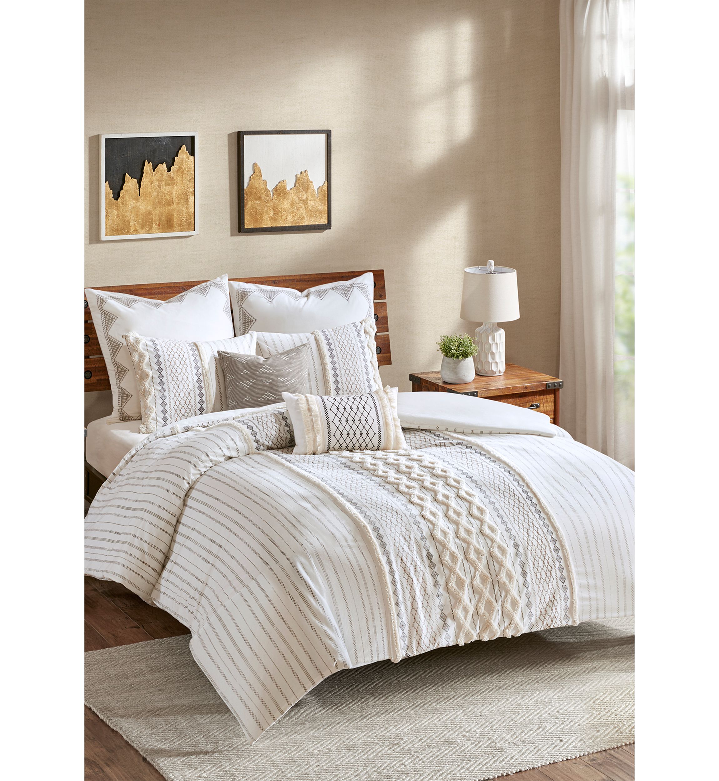 Imani Cotton Duvet Cover Mini Set