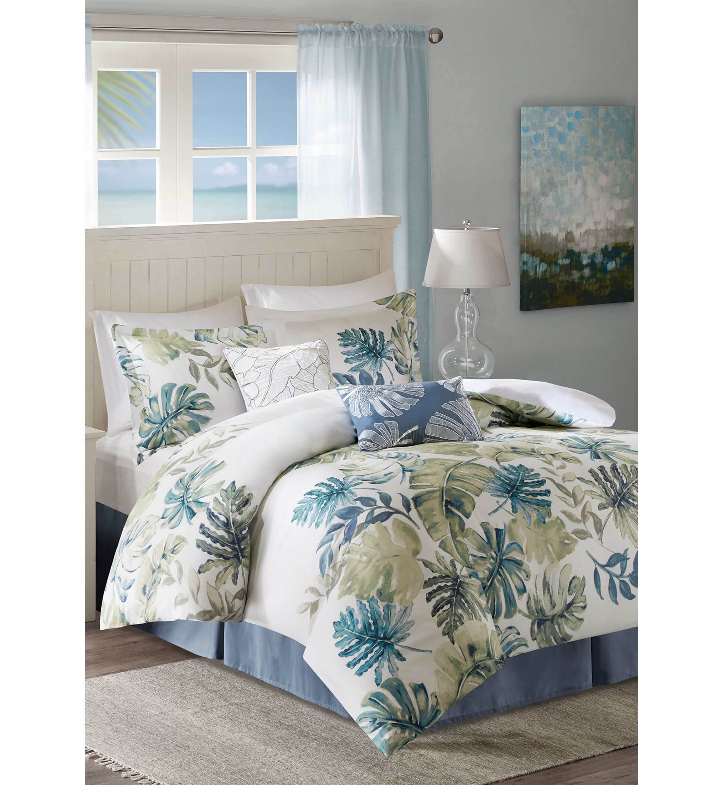 Lorelai Cotton Printed 6 Piece Comforter Set
