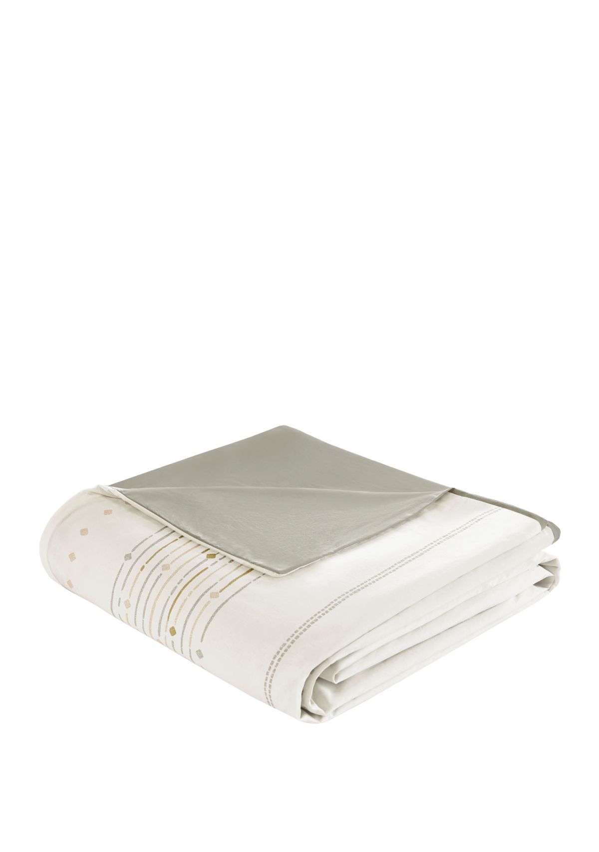 Nea 3 Piece Printed Duvet Cover Set with Trims