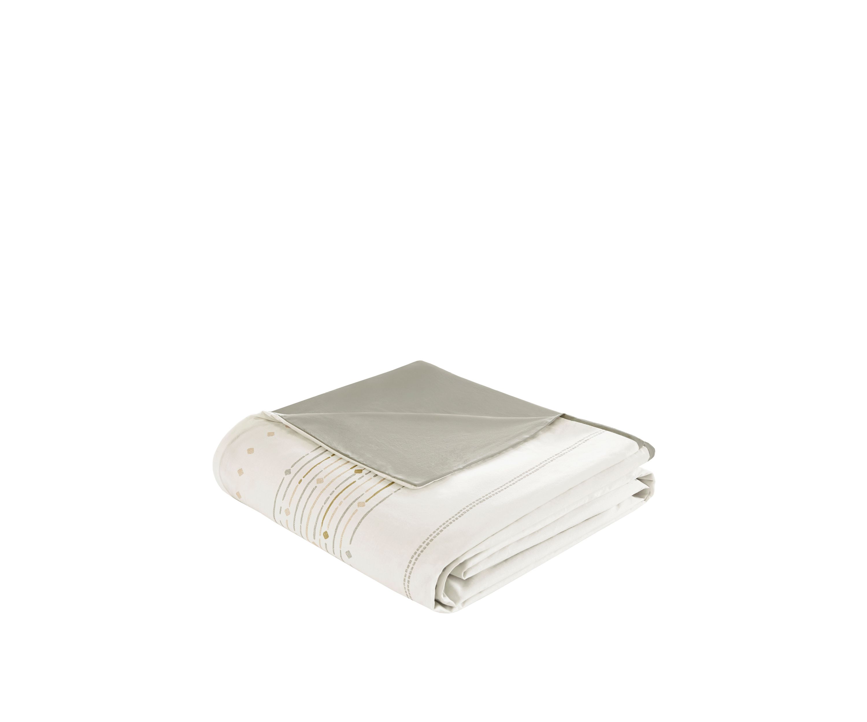 Nea 3 Piece Printed Duvet Cover Set with Trims