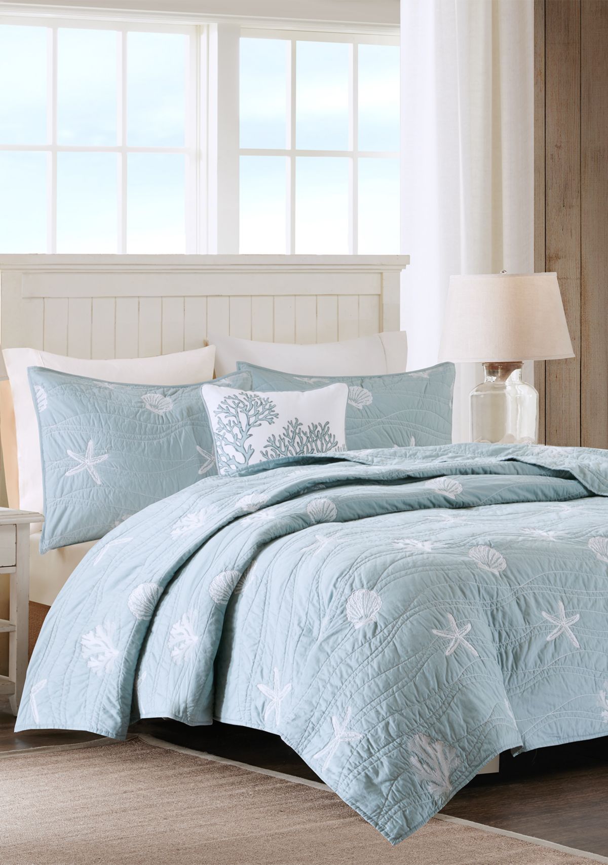Seaside 4 Piece Coverlet Set