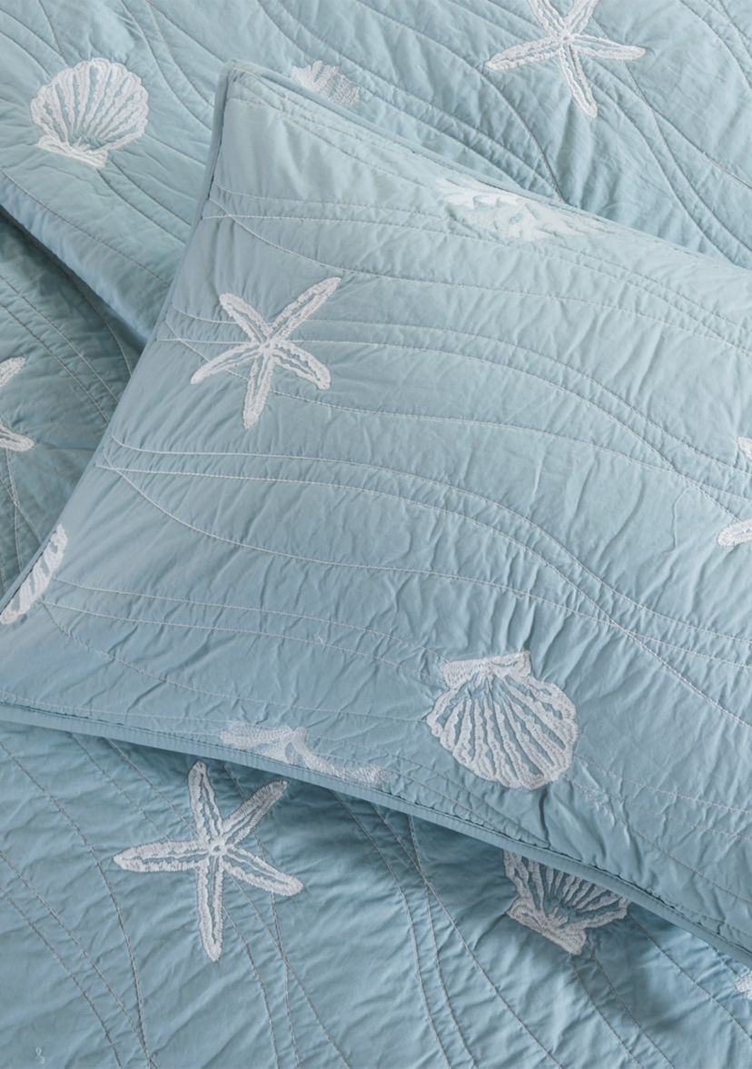 Seaside 4 Piece Coverlet Set