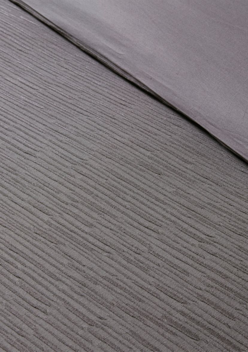 Hanae Cotton Blend Yarn Dyed 3 Piece Comforter Set
