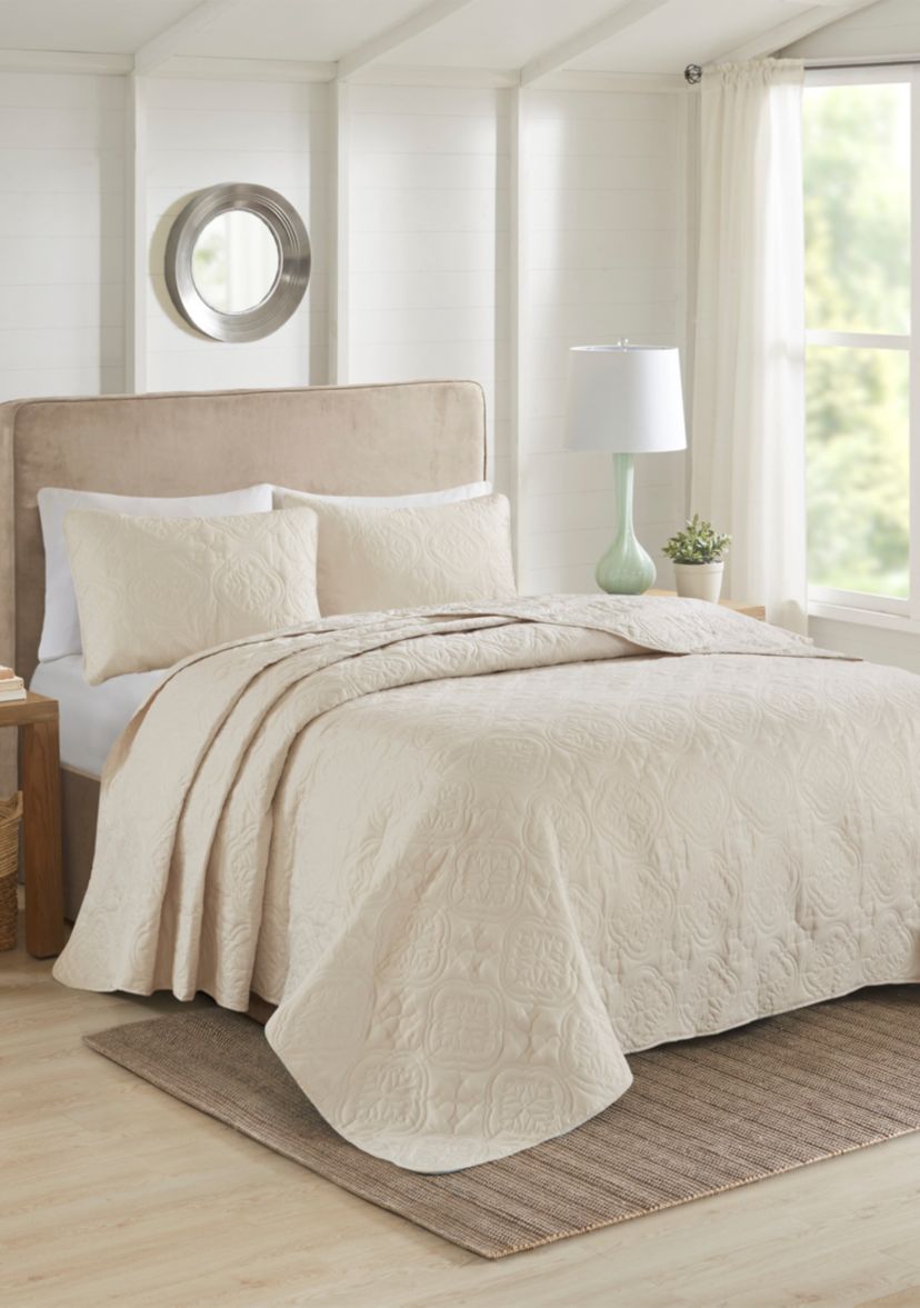 Oakley 3 Piece Reversible Bedspread Set