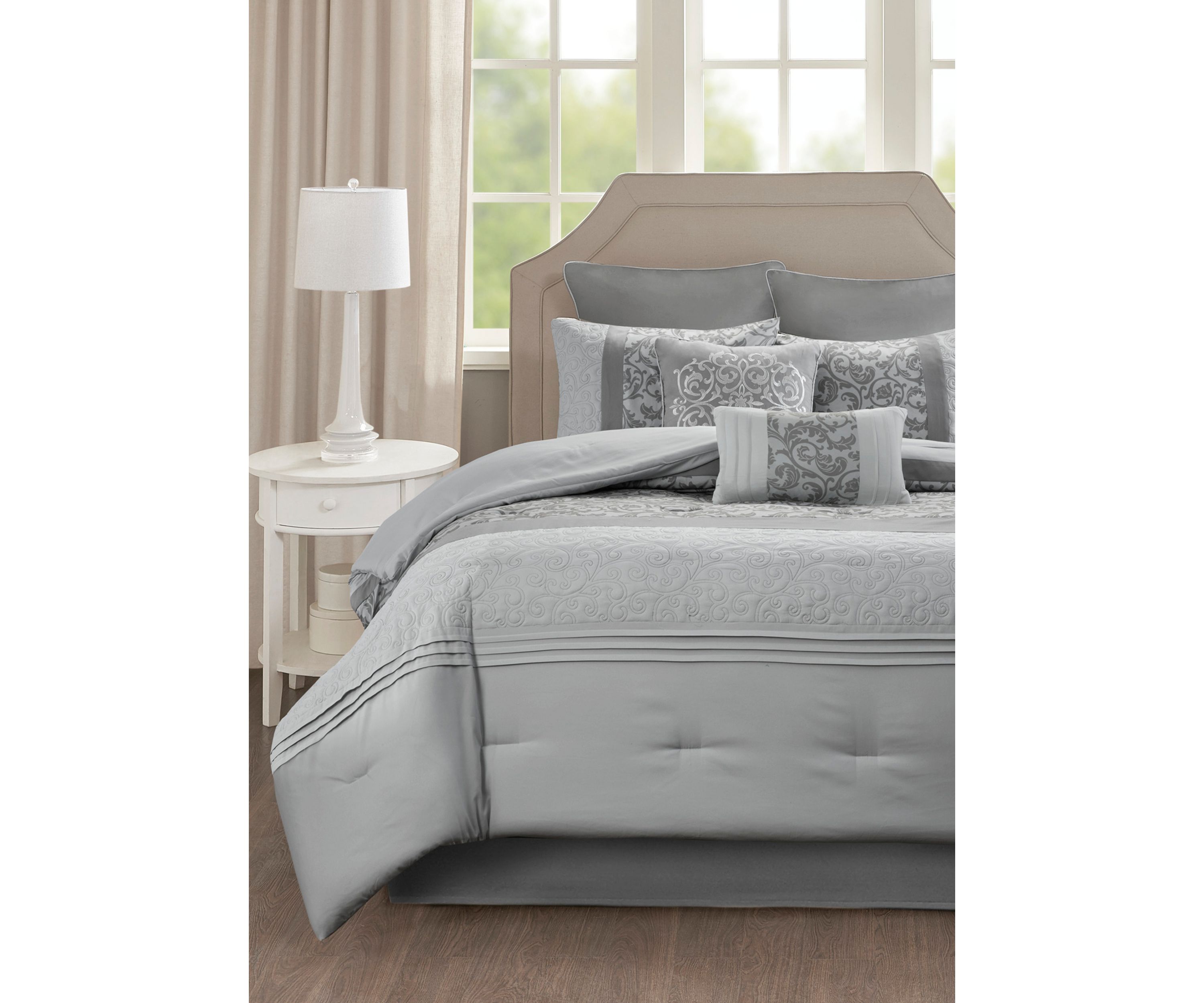 Ramsey Embroidered 8 Piece Comforter Set