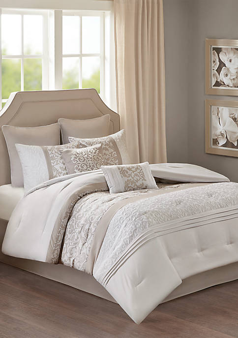 8 Piece Ramsey Embroidered Comforter Set