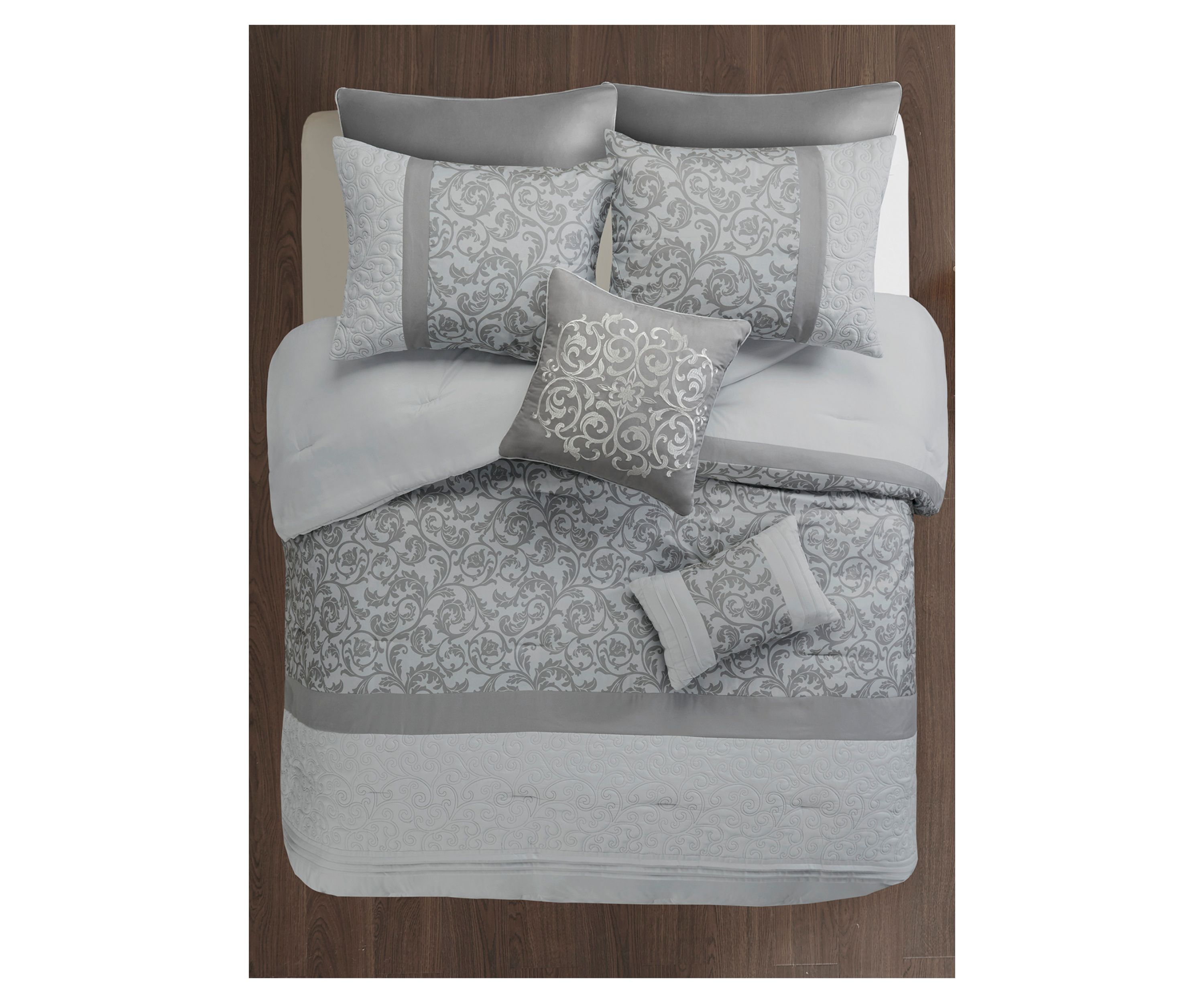 Ramsey Embroidered 8 Piece Comforter Set
