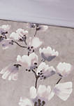3 Piece Sakura Blossom Cotton Sateen Printed Comforter Set