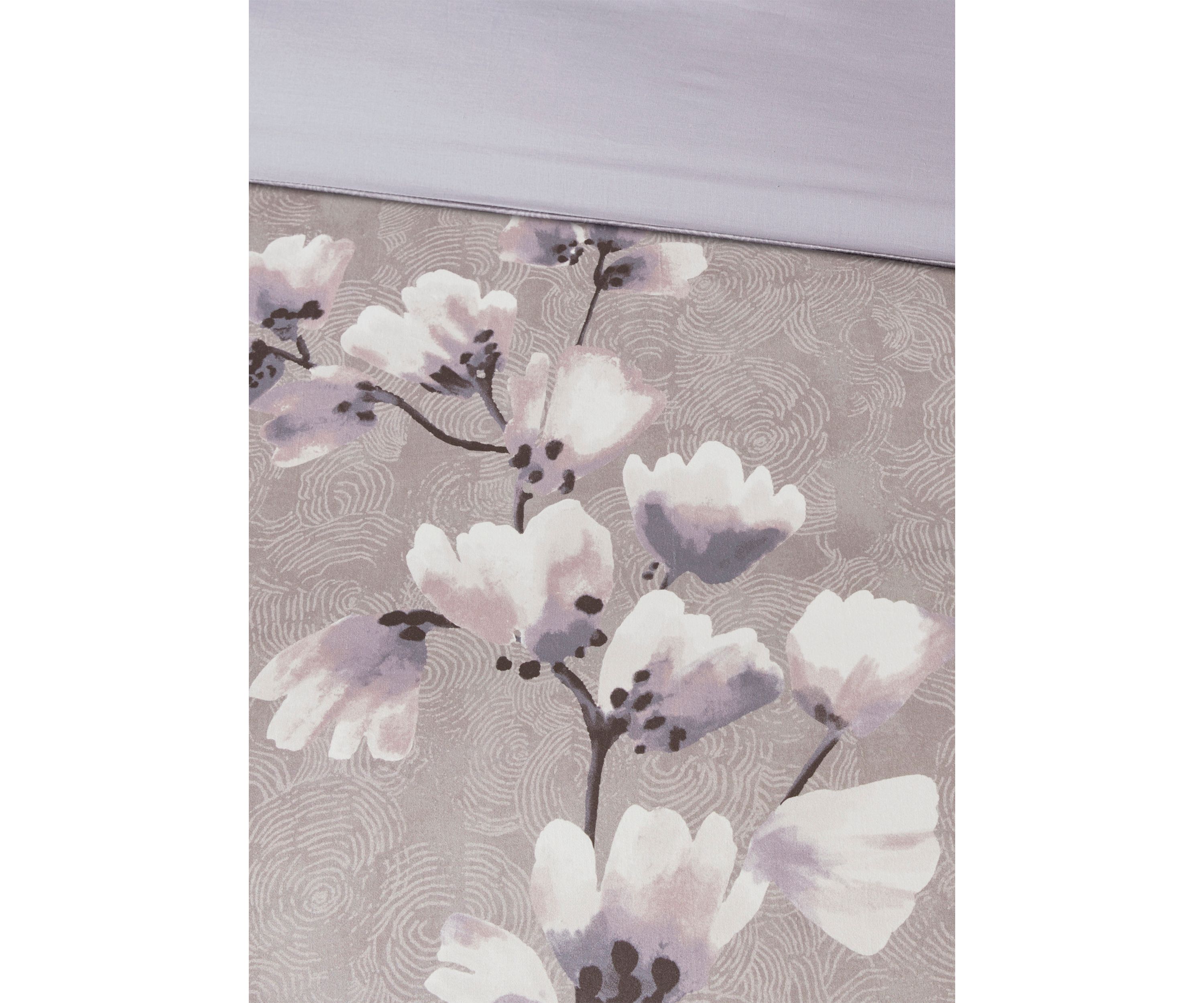 3 Piece Sakura Blossom Cotton Sateen Printed Comforter Set