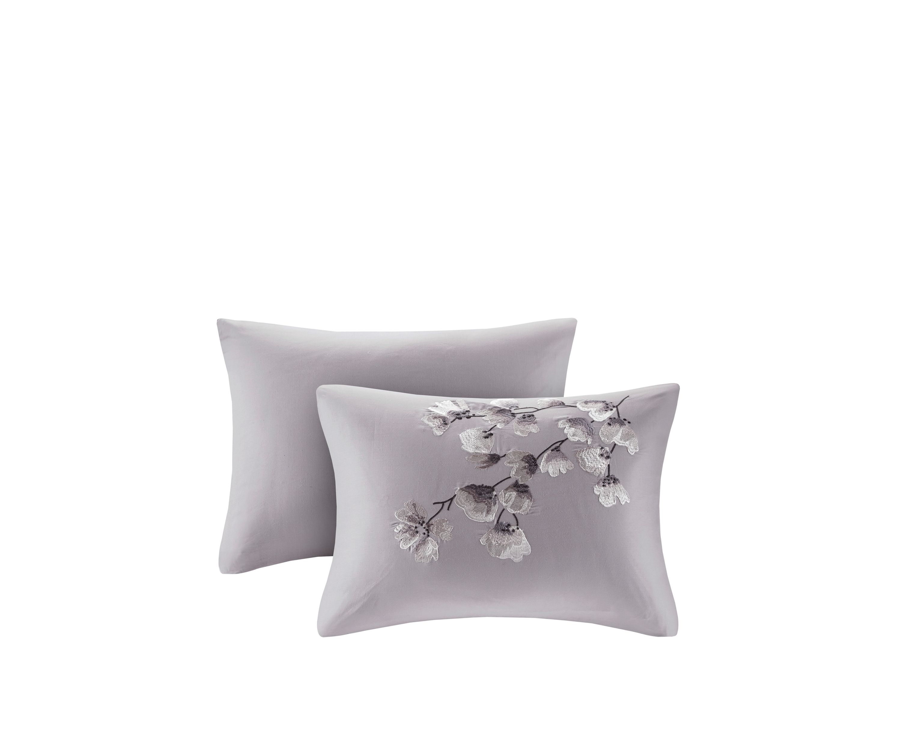 3 Piece Sakura Blossom Cotton Sateen Printed Comforter Set