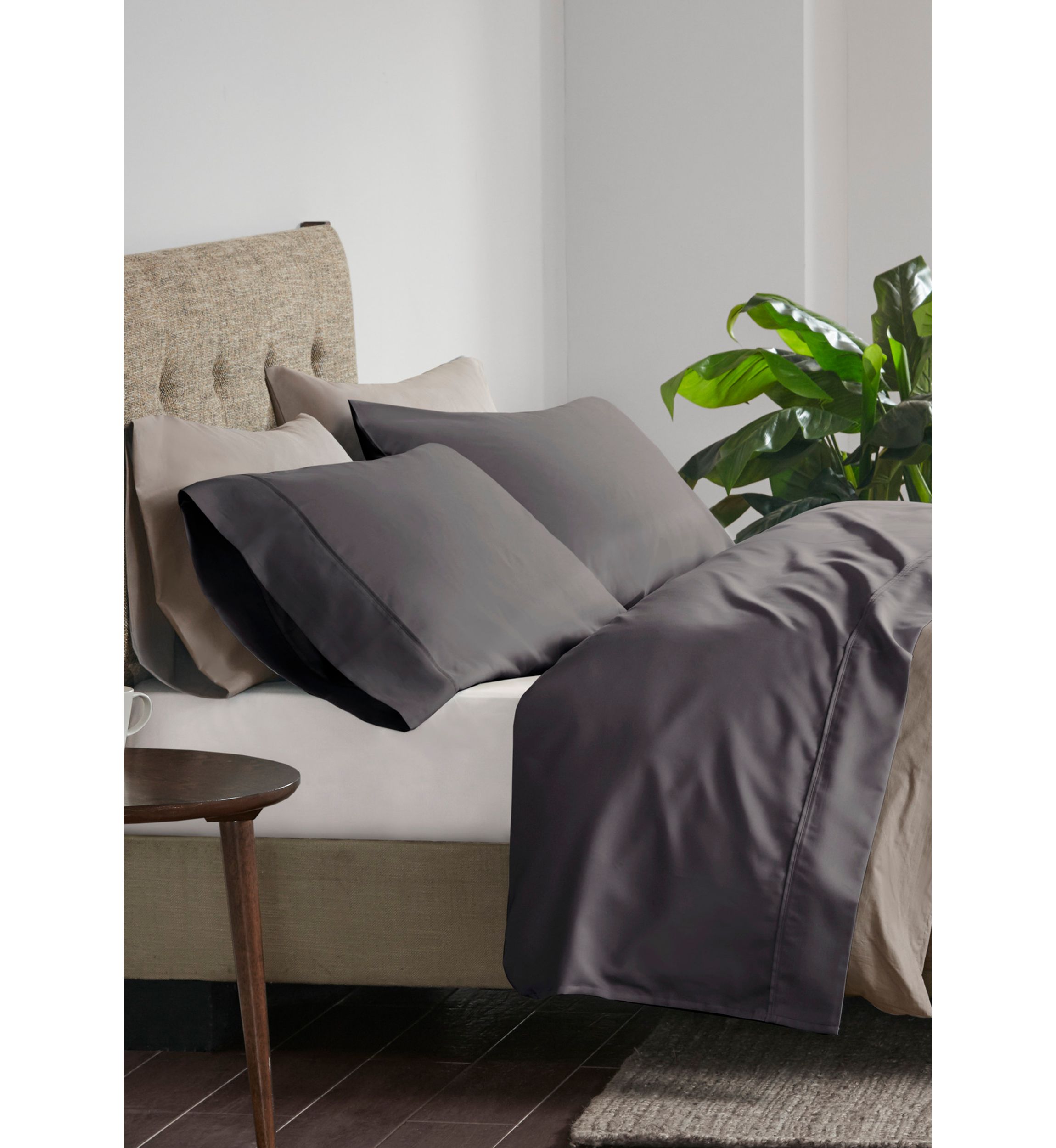 600 Thread Count Cooling Cotton Blend 4 PC Sheet Set