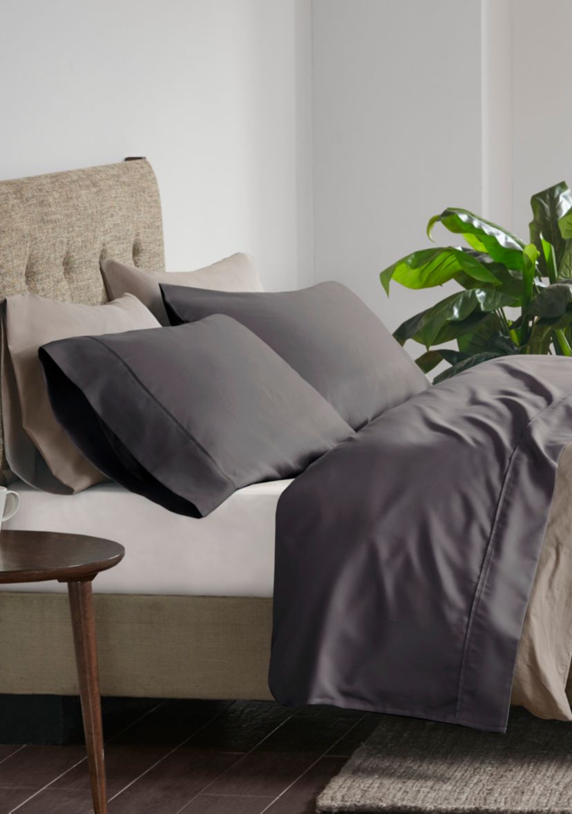 600 Thread Count Cooling Cotton Blend 4 PC Sheet Set