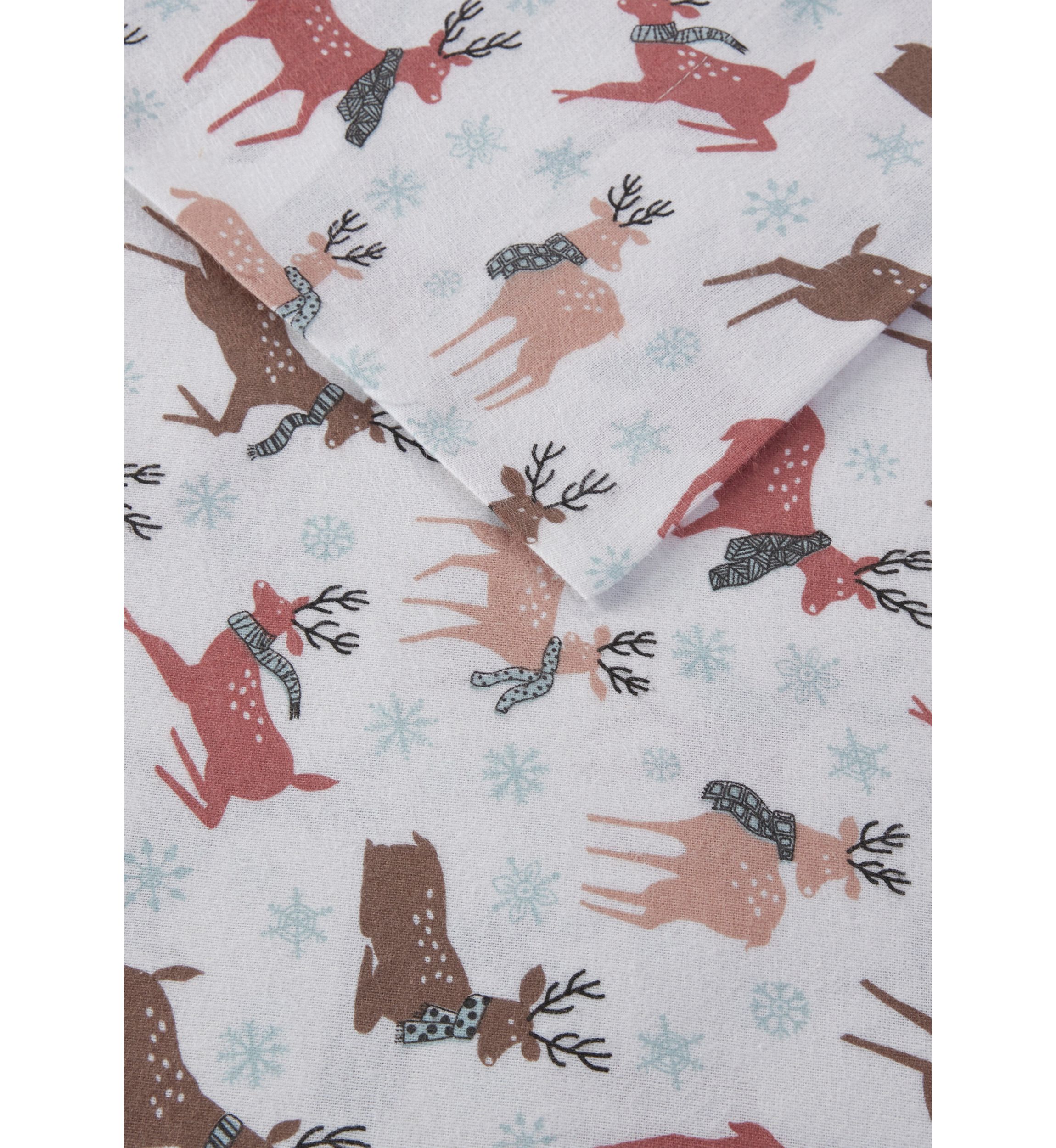 Cozy Flannel 100% Cotton Flannel Printed Sheet Set