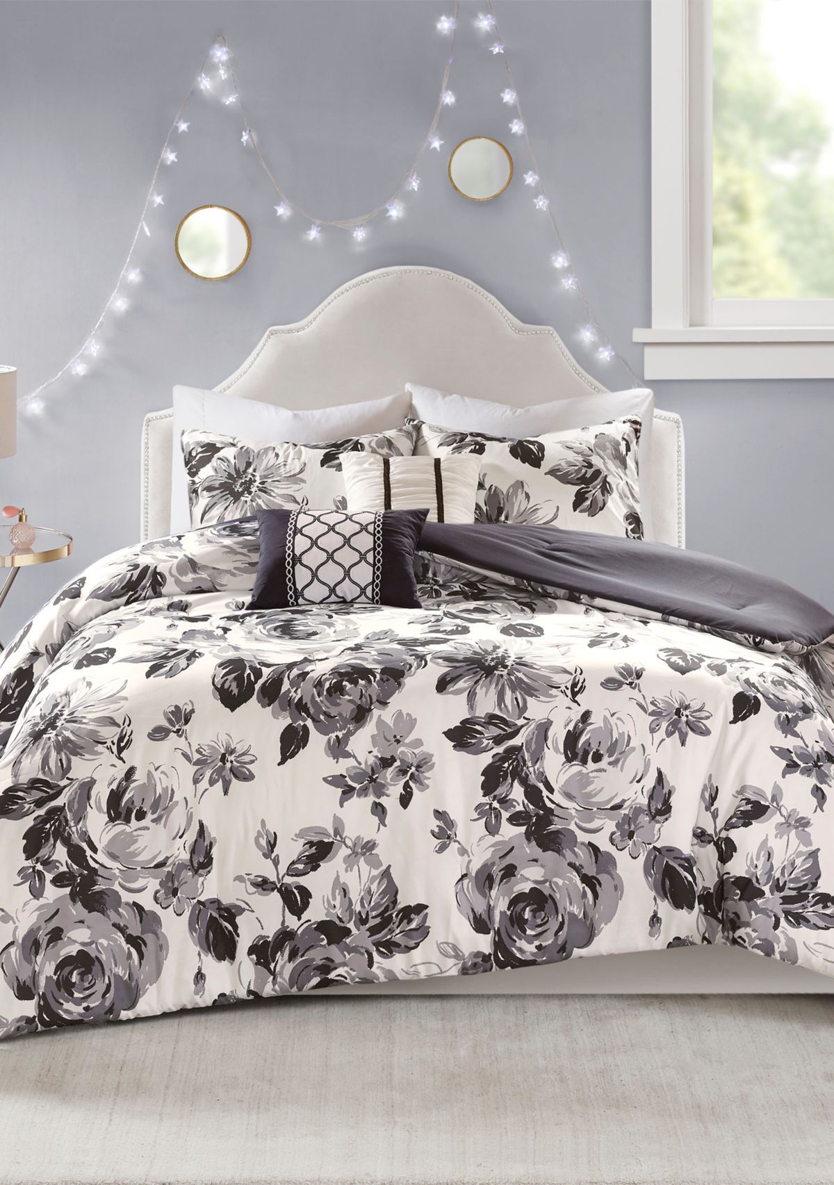 Dorsey Floral Print Comforter Set