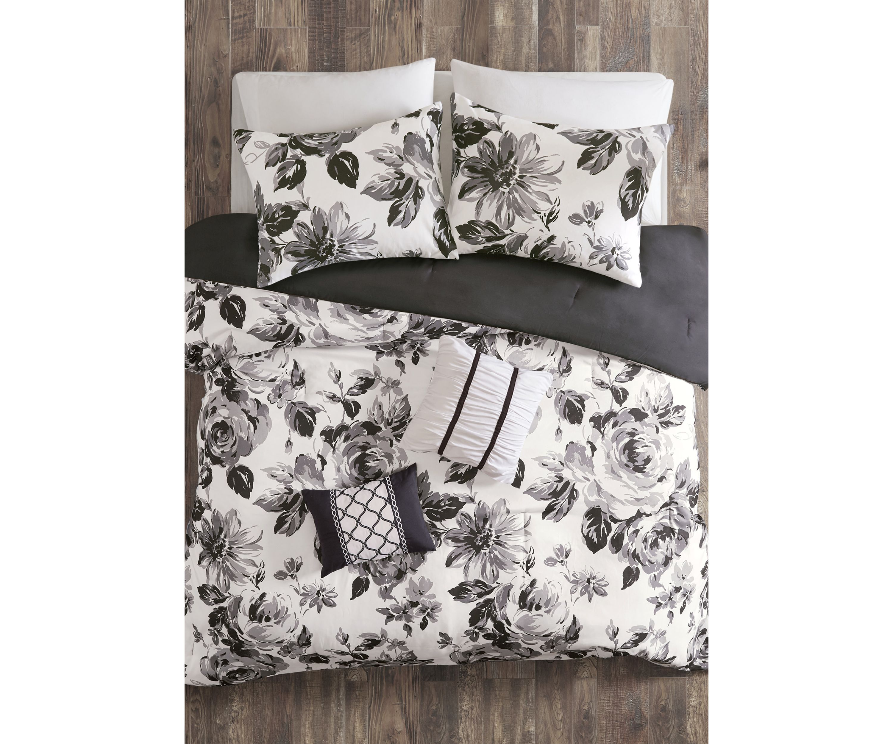 Dorsey Floral Print Comforter Set