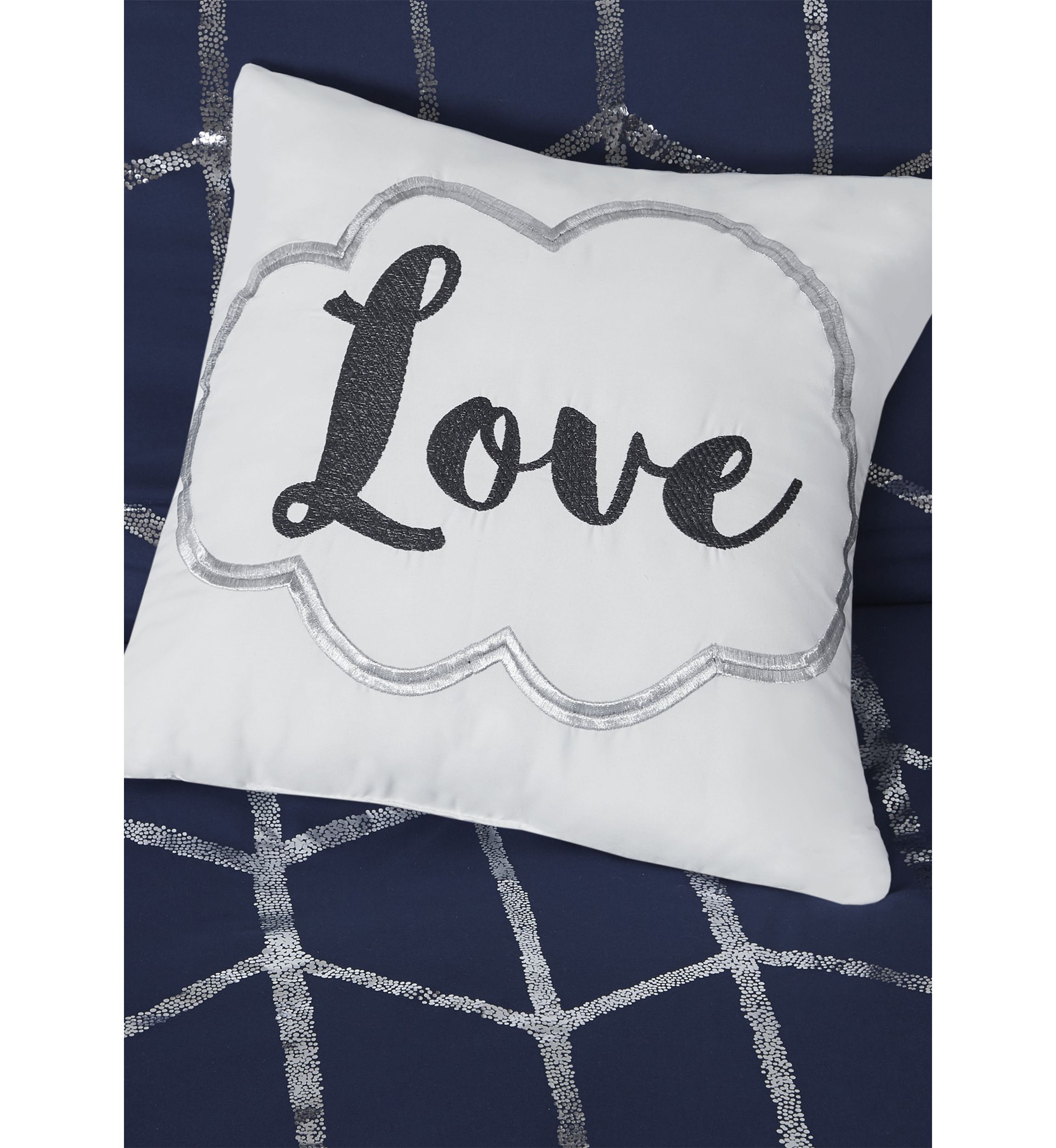 Raina Metallic Printed Comforter Set
