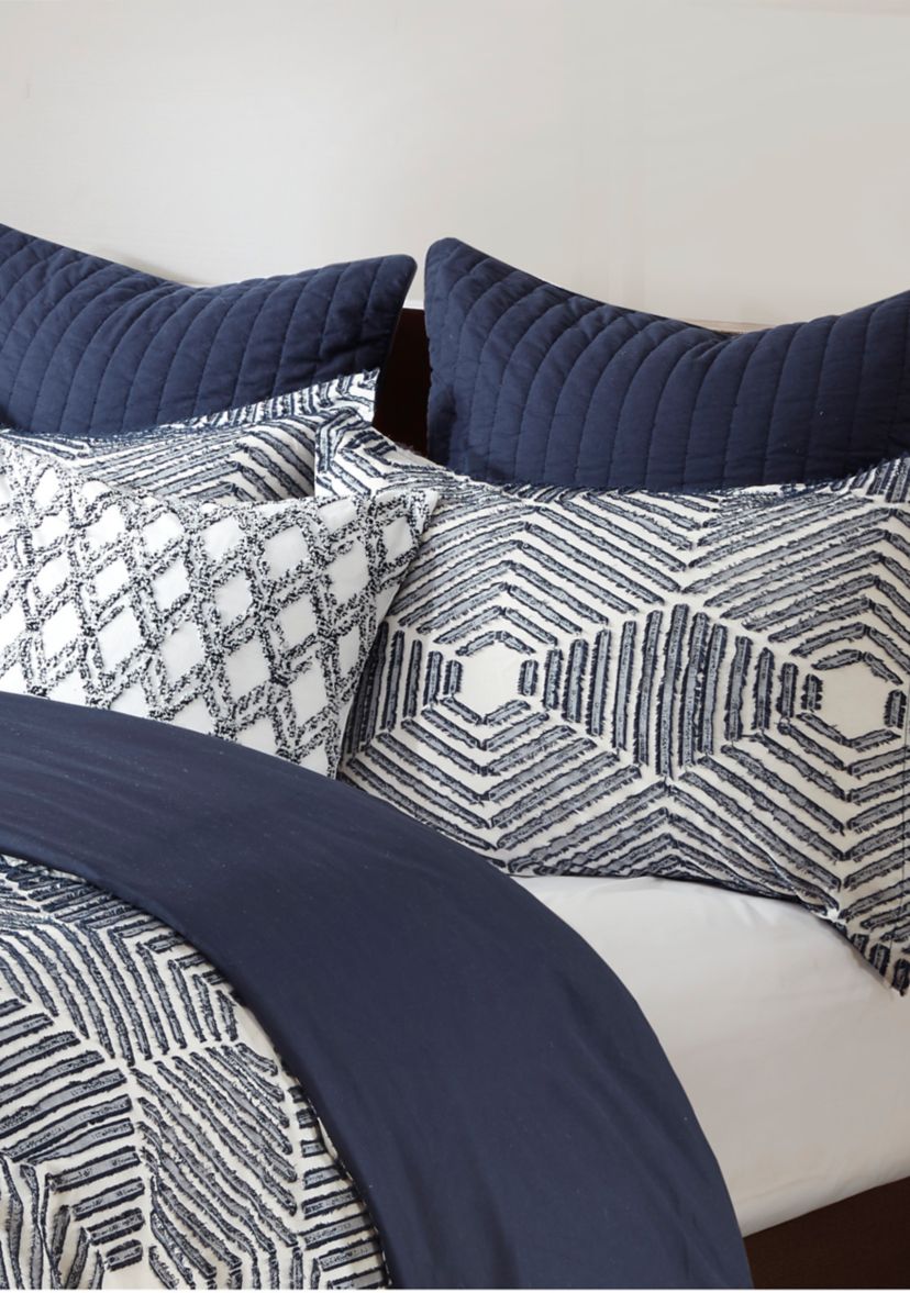Ellipse Cotton Jacquard Comforter Set