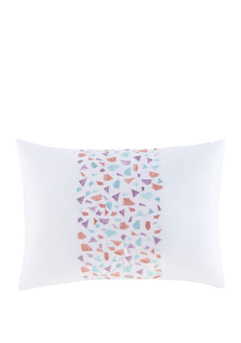 Glimmer Metallic Glitter Printed Reversible Duvet Cover Set  