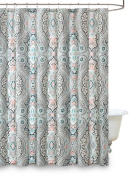 Echo Design Sterling Cotton Printed Shower Curtain Belk