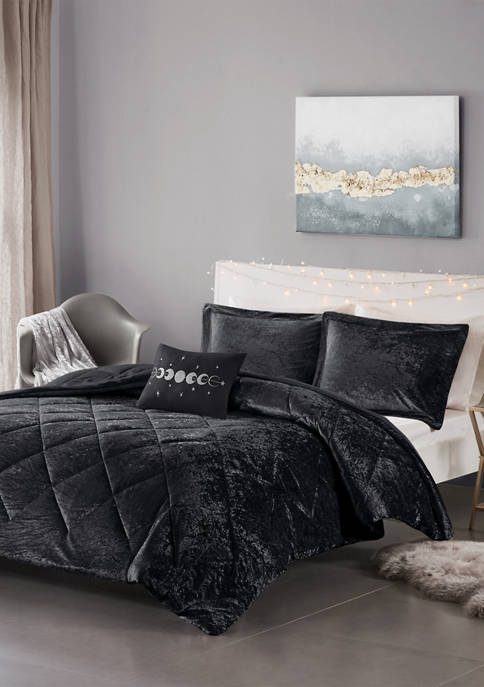 Intelligent Design Felicia Velvet Comforter Set
