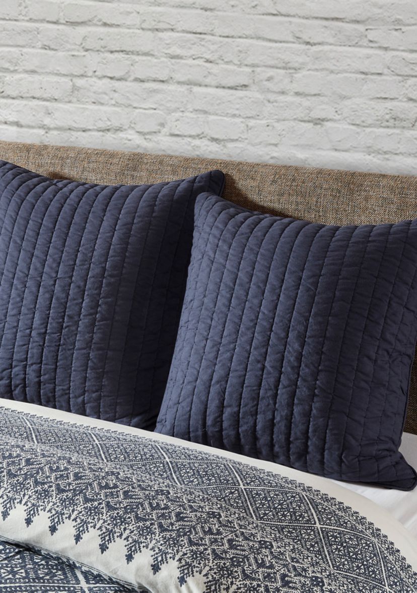 Camila Cotton Quilted Euro Sham
