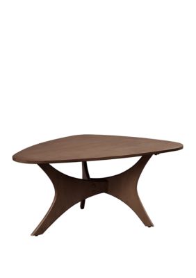 Ink Ivy Blaze Triangle Wood Coffee Table Belk