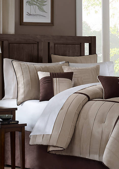 Madison Park Dune 7 Piece Comforter Set Beige Belk