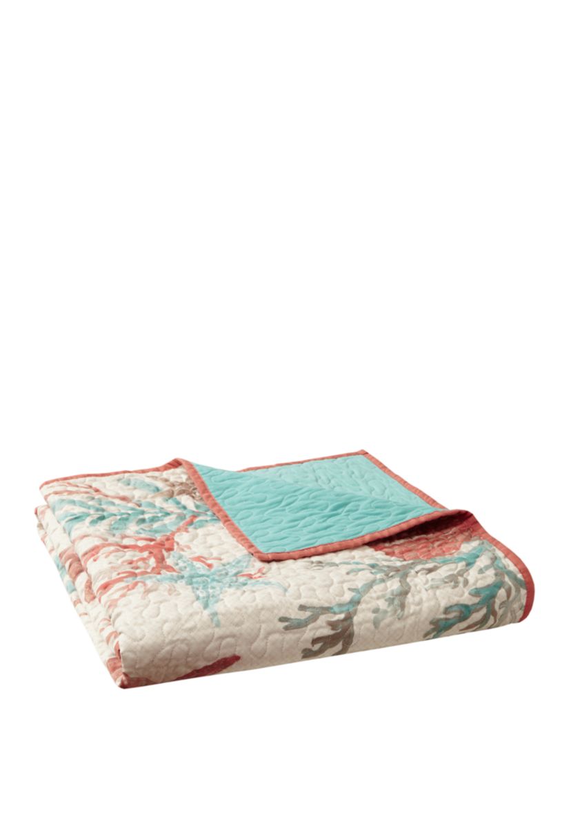 Pebble Beach Oversized Cotton Quilted Throw